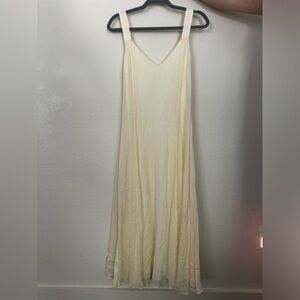 DISSH Emily buttermilk v-neck maxi dress